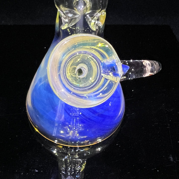 10" Fume Beaker Bong + Pull Slide Combo Glass Pipe TG   