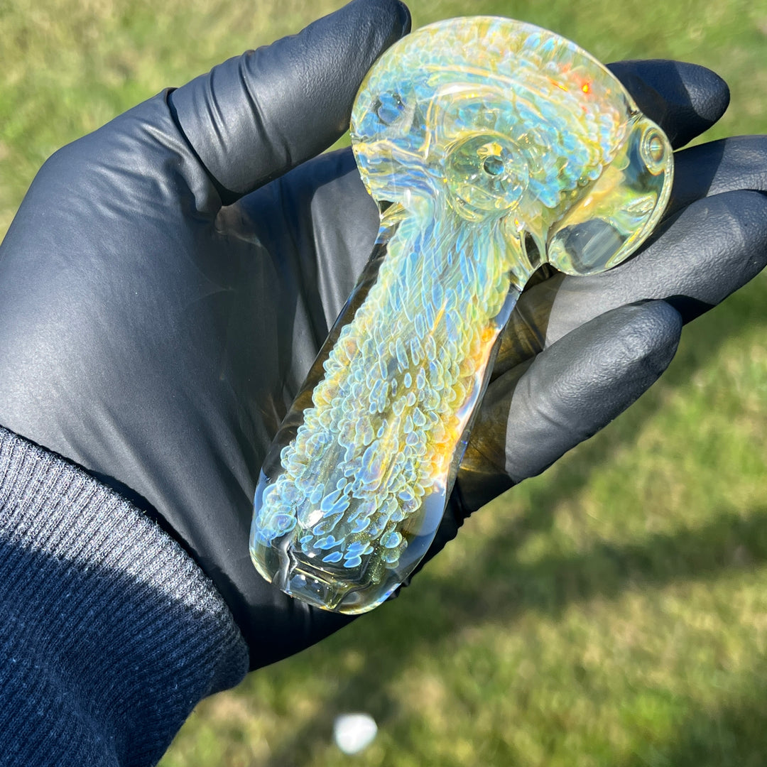 Purple Ghost Dogbone Glass Pipe Tako Glass   