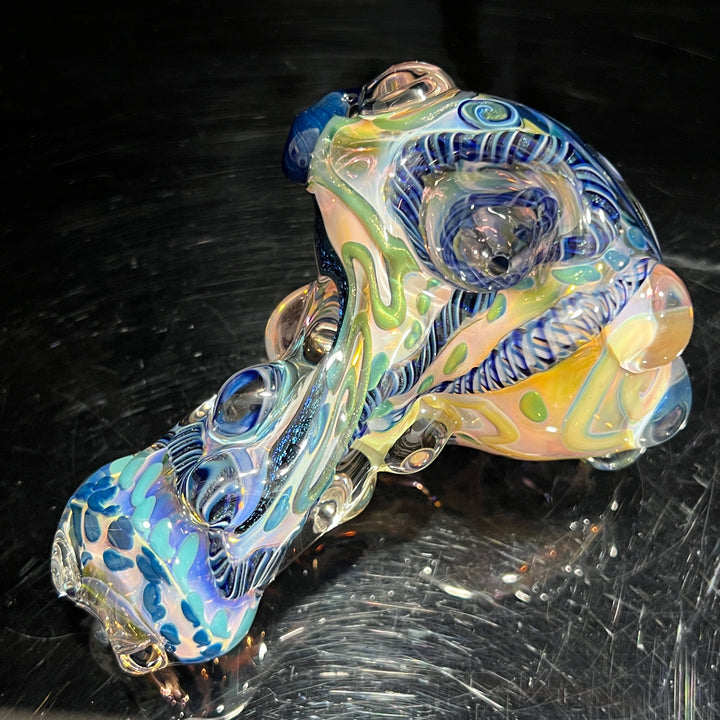 Molten Thick and Twisted Pipe Glass Pipe Molten Imagination   