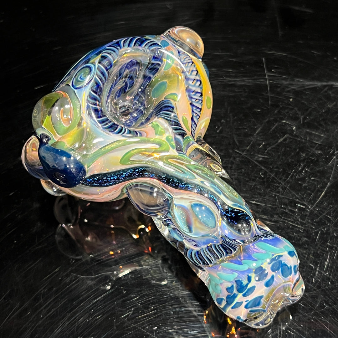 Molten Thick and Twisted Pipe Glass Pipe Molten Imagination   