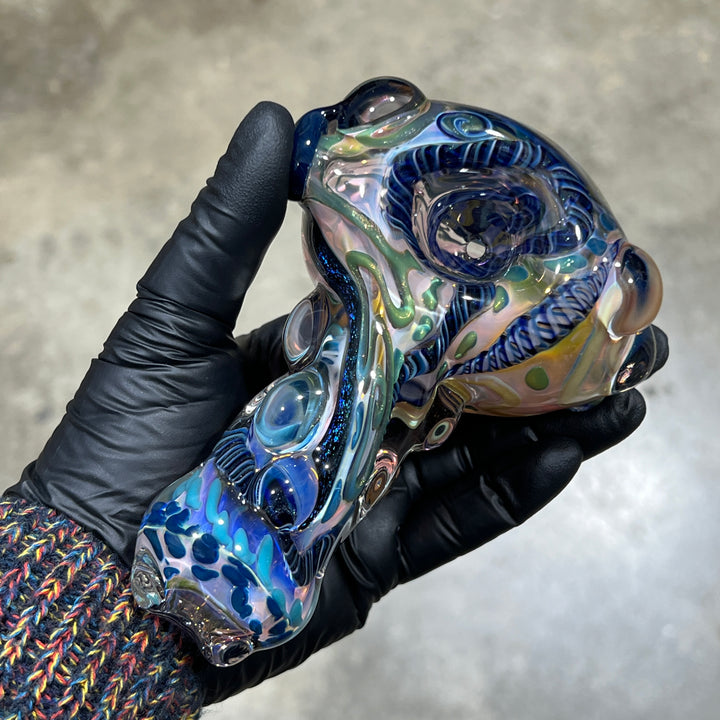 Molten Thick and Twisted Pipe Glass Pipe Molten Imagination   