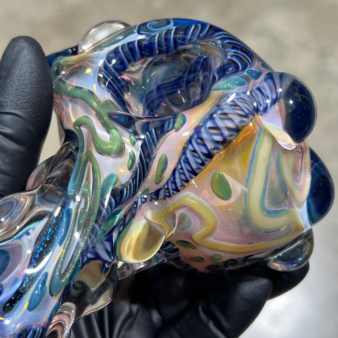 Molten Thick and Twisted Pipe Glass Pipe Molten Imagination   