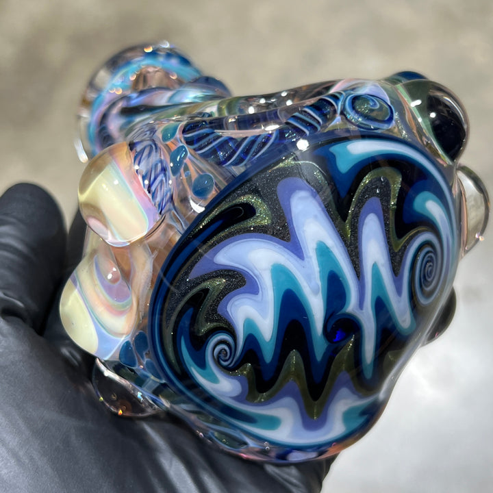 Molten Thick and Twisted Pipe Glass Pipe Molten Imagination   