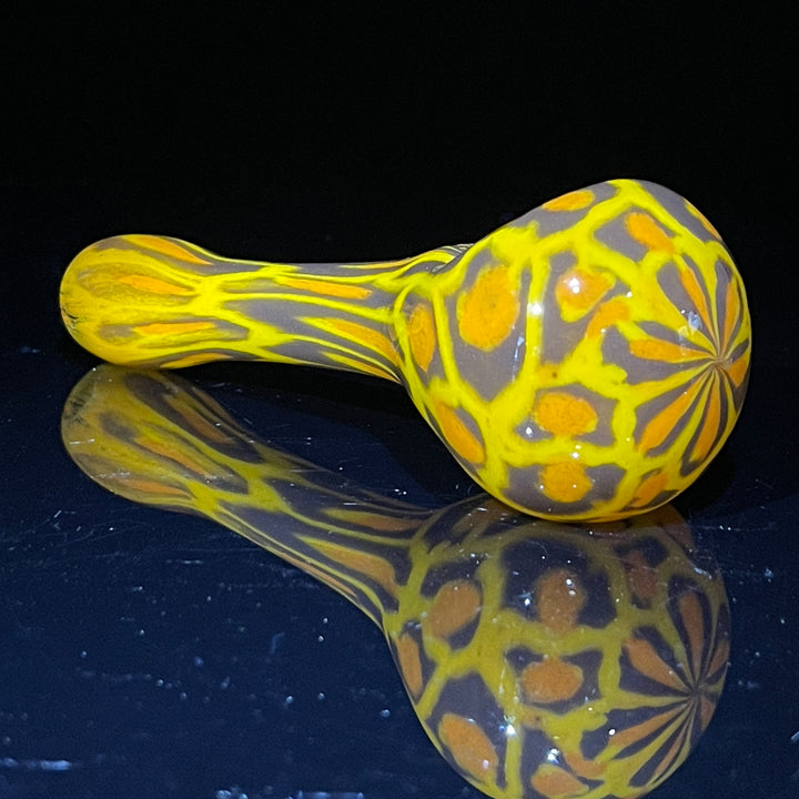 Leopard Pipe Glass Pipe Hoffman Glass   