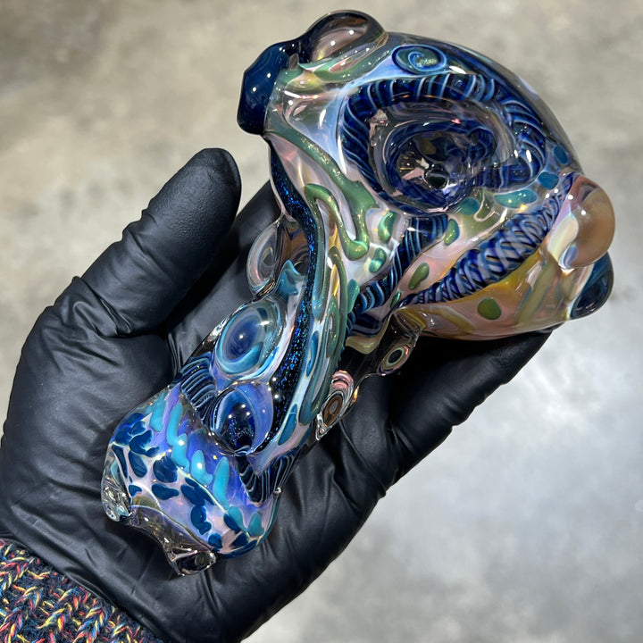 Molten Thick and Twisted Pipe Glass Pipe Molten Imagination   