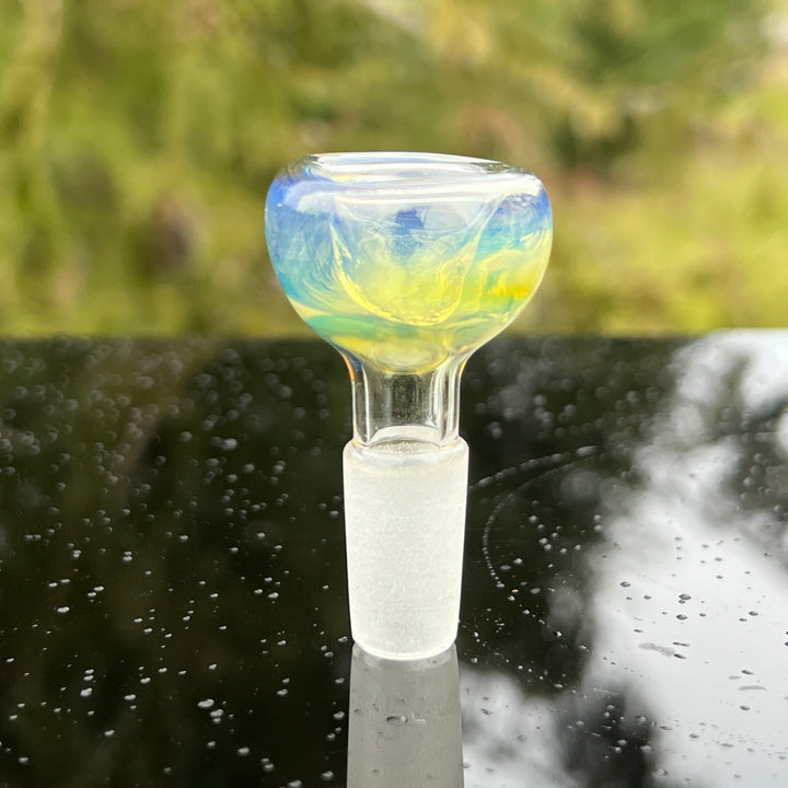 18" Fumed Zig Zag Beaker Bong Glass Pipe Mary Jane's Glass