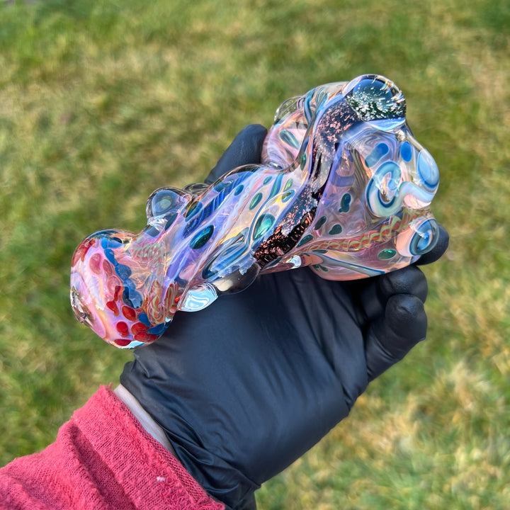 Molten Thick and Twisted Pipe Glass Pipe Molten Imagination   