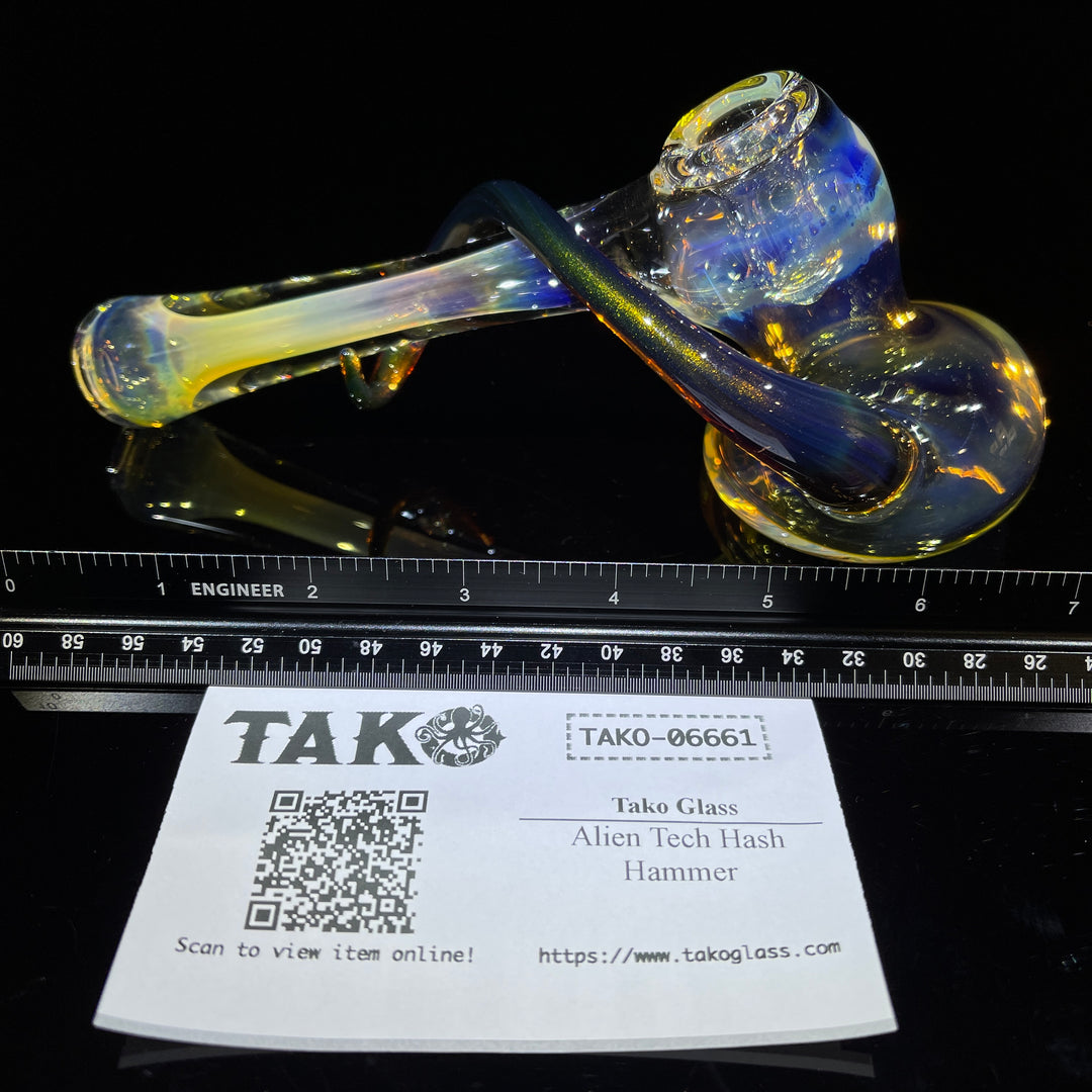 Alien Tech Hash Hammer Glass Pipe Tako Glass   