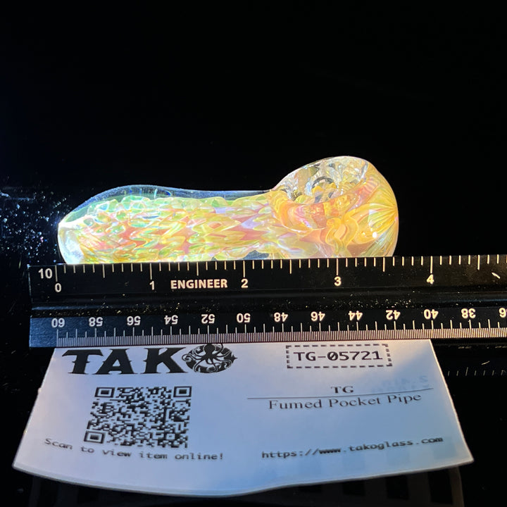 Fumed Pocket Pipe Glass Pipe TG   