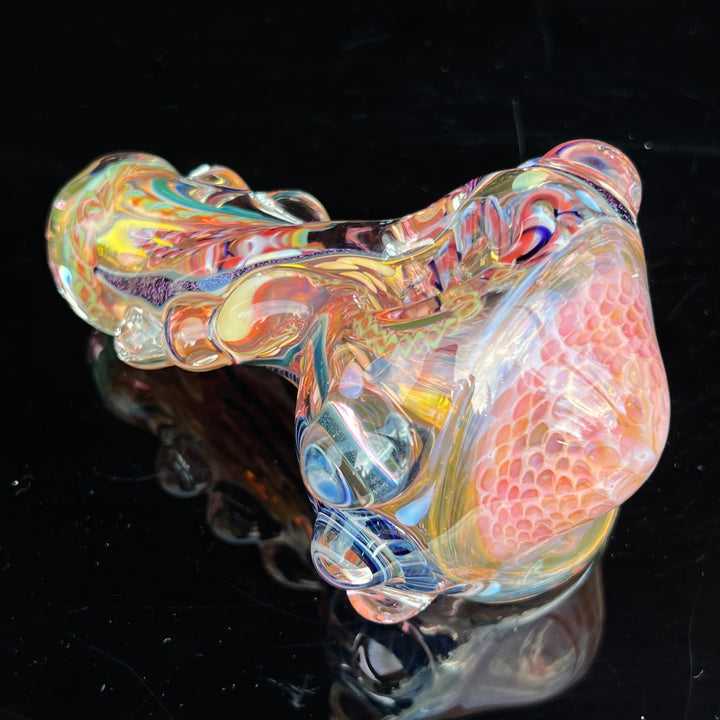 Molten Thick and Twisted Pipe Glass Pipe Molten Imagination   