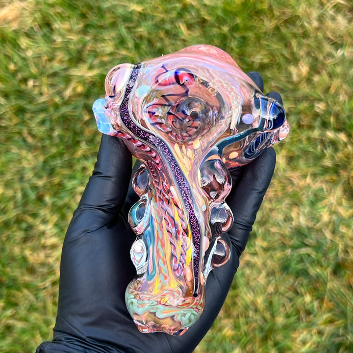 Molten Thick and Twisted Pipe Glass Pipe Molten Imagination   