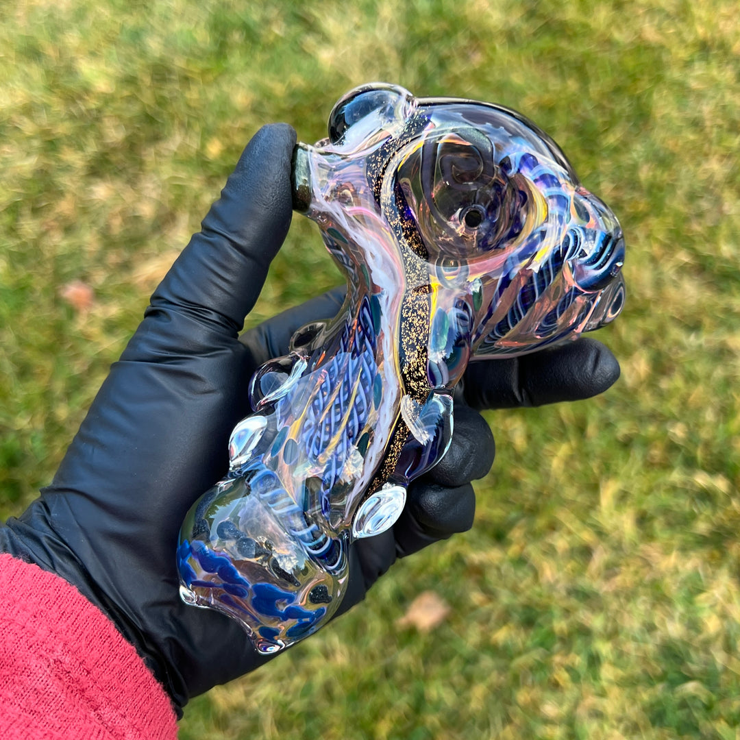 Molten Thick and Twisted Pipe Glass Pipe Molten Imagination   