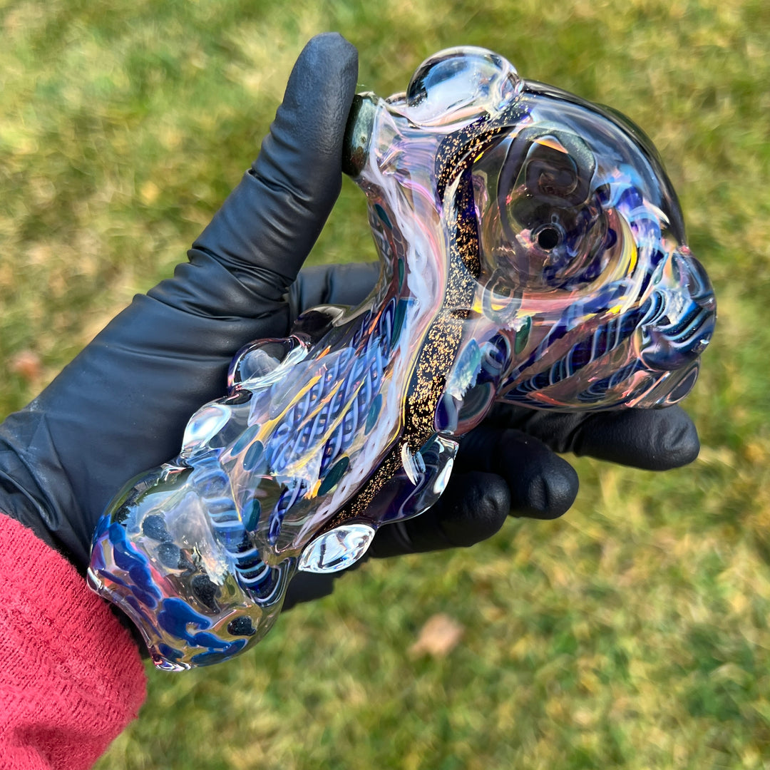 Molten Thick and Twisted Pipe Glass Pipe Molten Imagination   