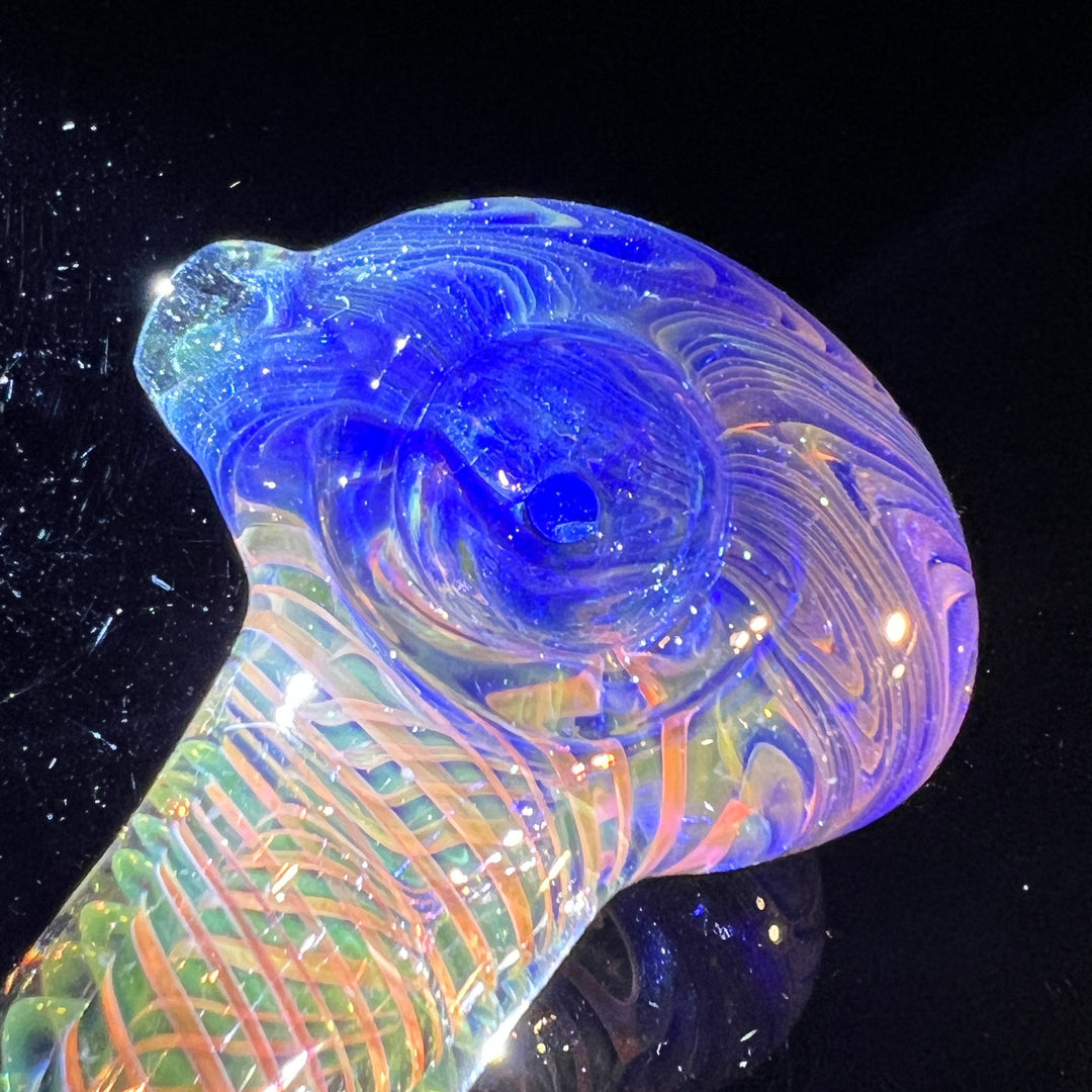 Fumed Swirl Pipe Glass Pipe TG   