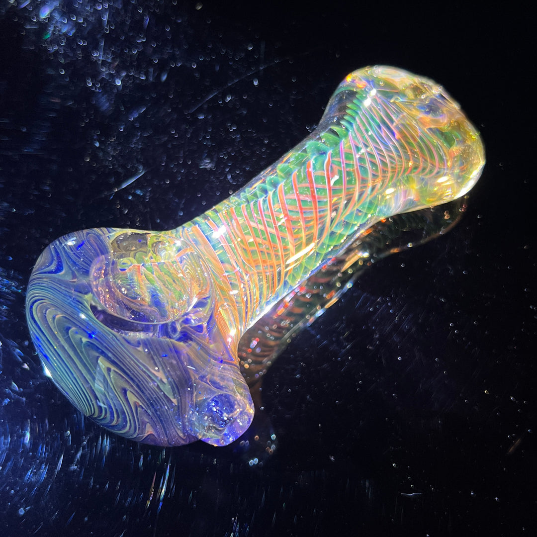 Fumed Swirl Pipe Glass Pipe TG