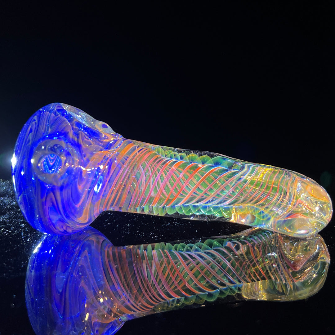 Fumed Swirl Pipe Glass Pipe TG