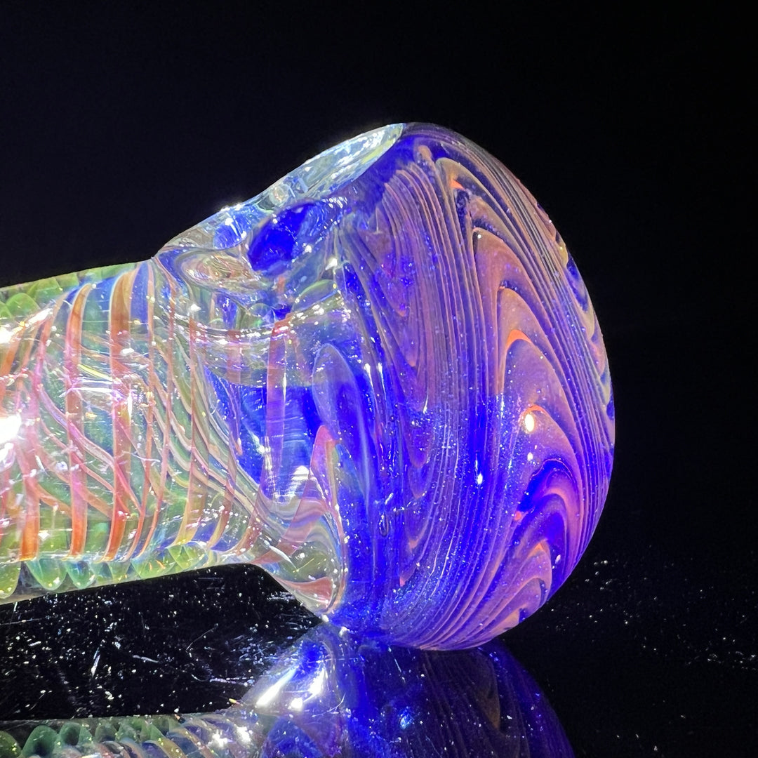 Fumed Swirl Pipe Glass Pipe TG