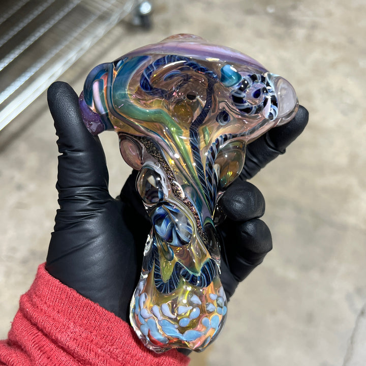 Molten Thick and Twisted Pipe Glass Pipe Molten Imagination   