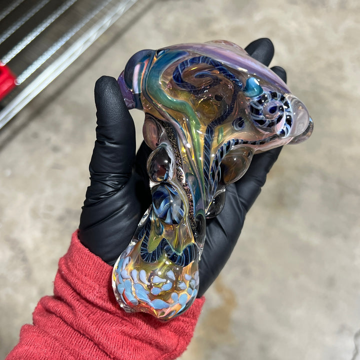 Molten Thick and Twisted Pipe Glass Pipe Molten Imagination   