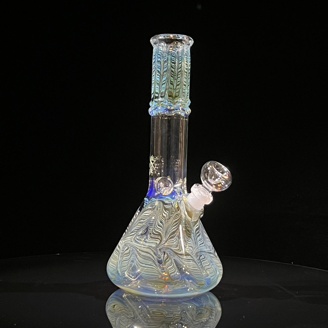 10.5" Color Rake Beaker Bong Glass Pipe Mary Jane's Glass