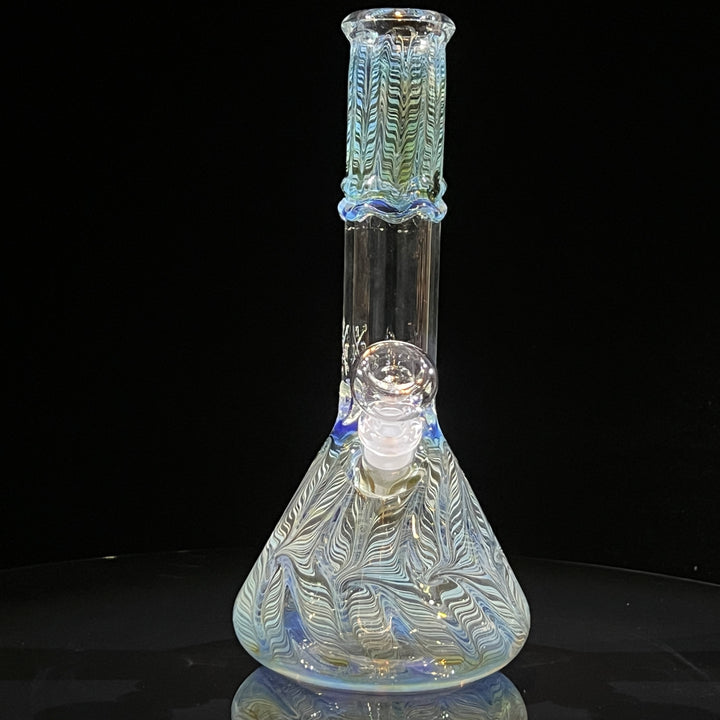 10.5" Color Rake Beaker Bong Glass Pipe Mary Jane's Glass