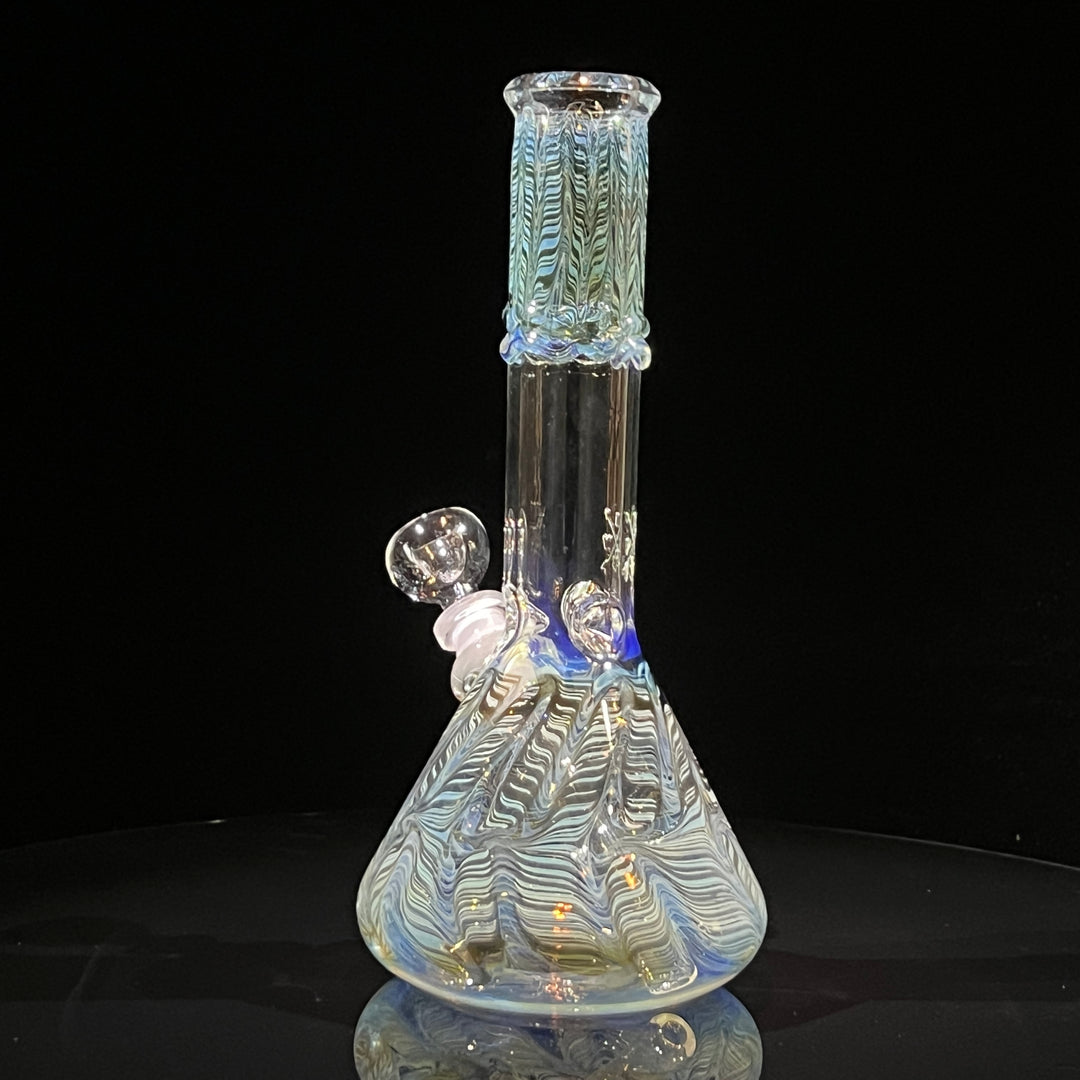 10.5" Color Rake Beaker Bong Glass Pipe Mary Jane's Glass