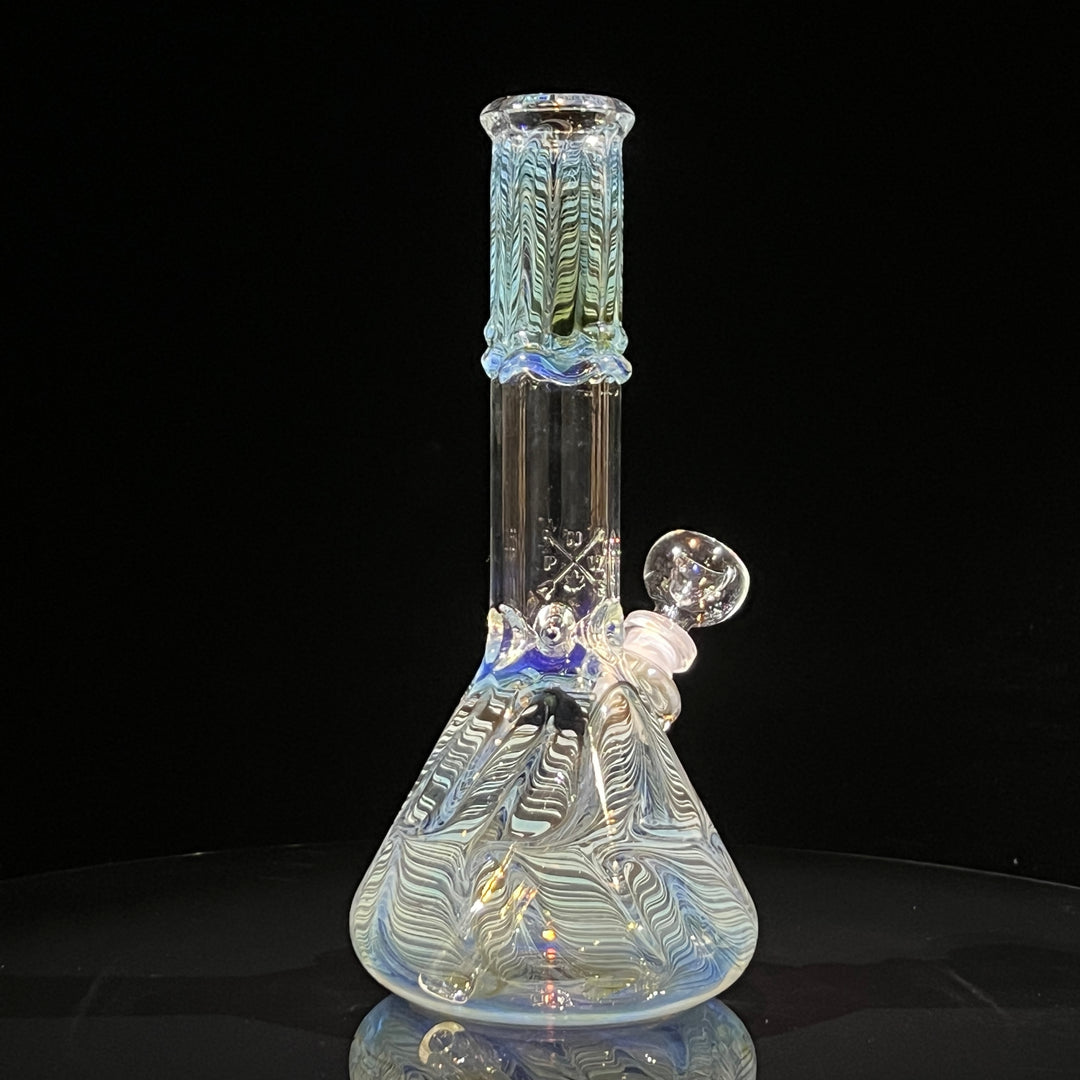 10.5" Color Rake Beaker Bong Glass Pipe Mary Jane's Glass