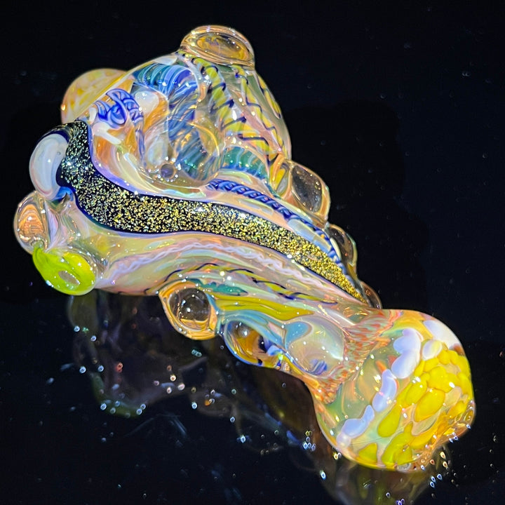 Molten Thick and Twisted Pipe Glass Pipe Molten Imagination   