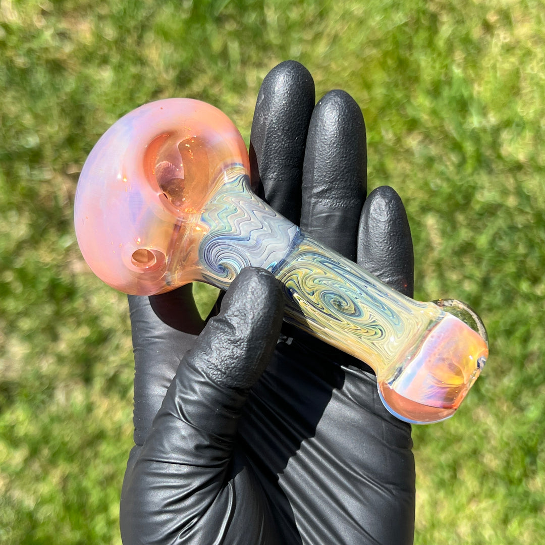 Fumed Reversal Pipe Glass Pipe TG   