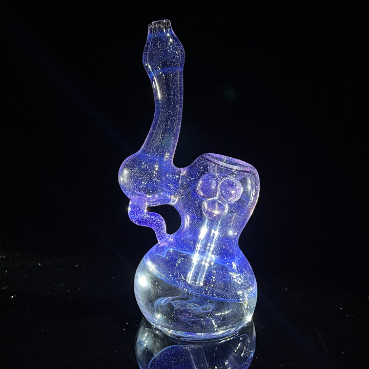 Lavender Marble Bubbler Glass Pipe Sable Haze   