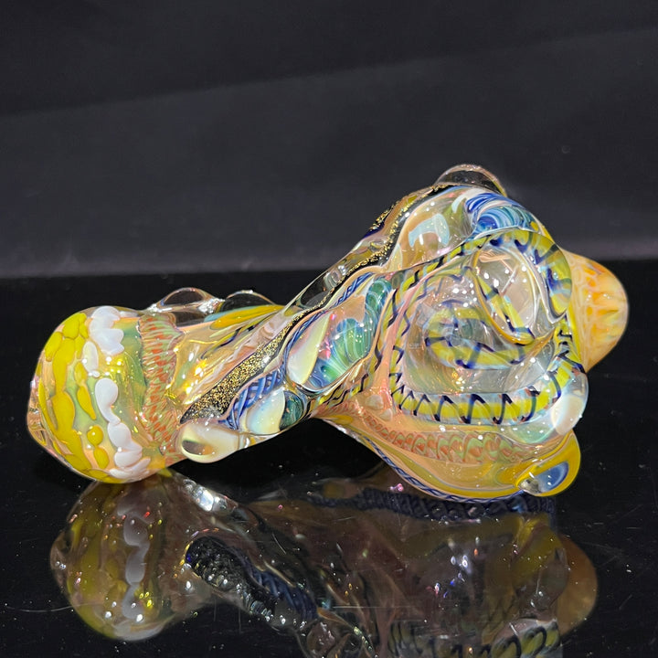 Molten Thick and Twisted Pipe Glass Pipe Molten Imagination   