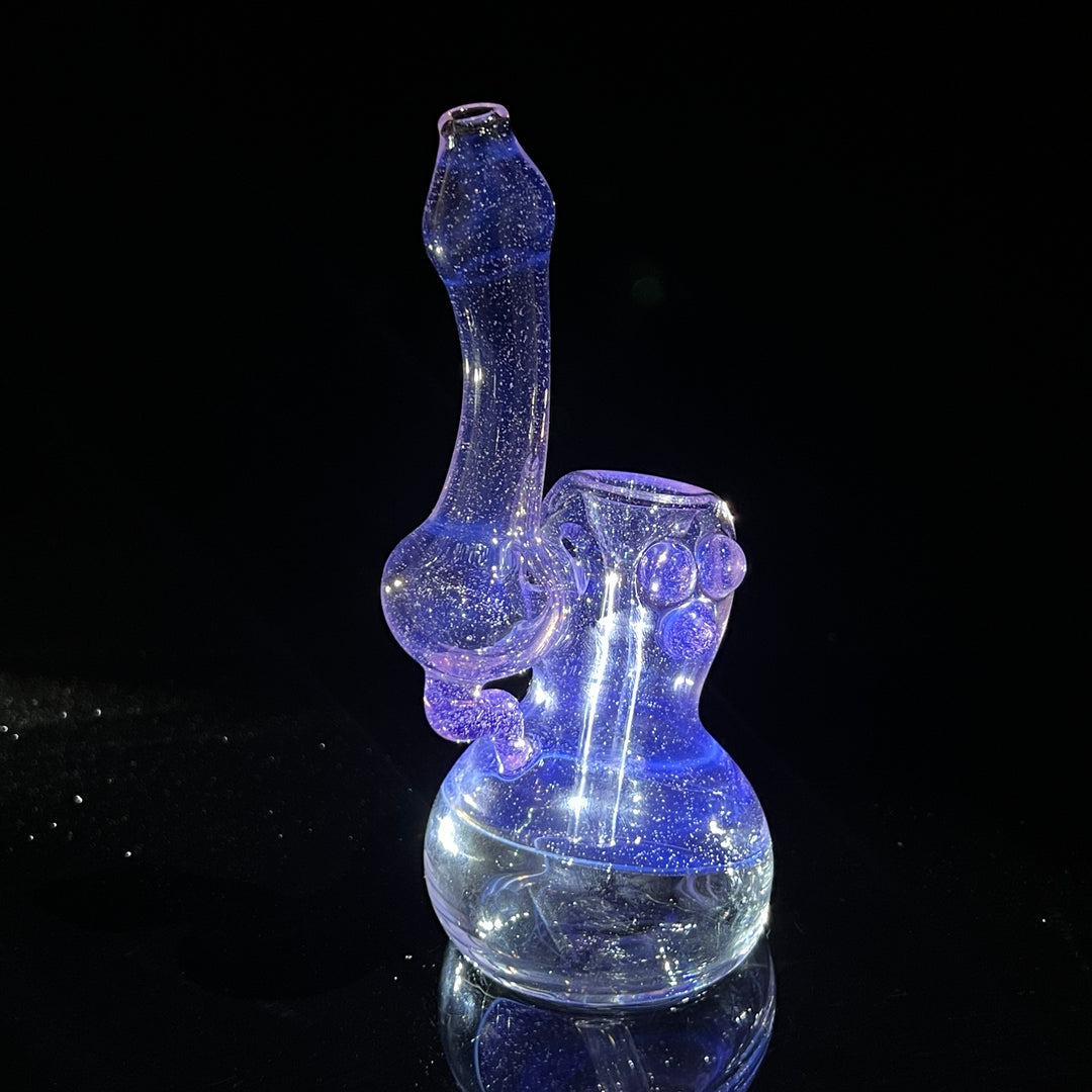 Lavender Marble Bubbler Glass Pipe Sable Haze   