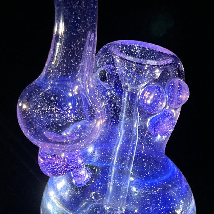 Lavender Marble Bubbler Glass Pipe Sable Haze   