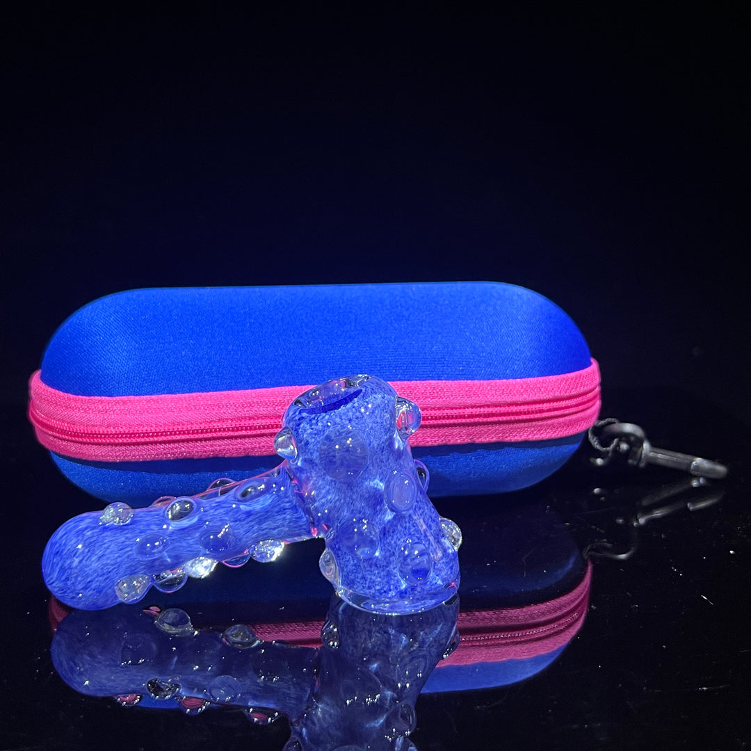 Sky Blue Marble Hammer + Case Combo Glass Pipe TG   