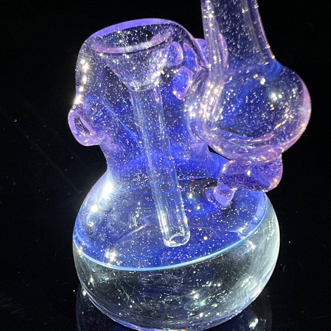 Lavender Marble Bubbler Glass Pipe Sable Haze   