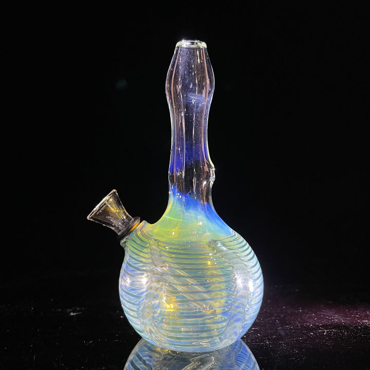 5" Silver Fumed Mini Bong Glass Pipe Mary Jane's Glass   