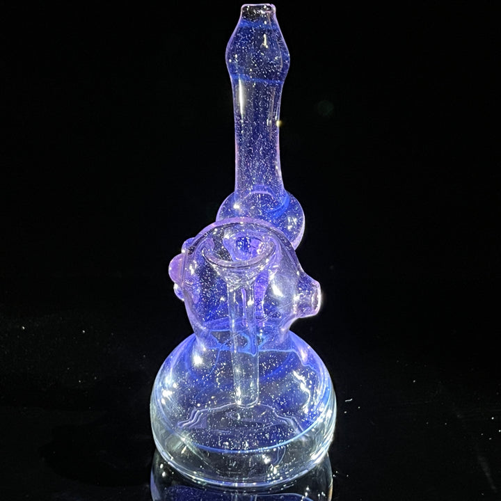 Lavender Marble Bubbler Glass Pipe Sable Haze   