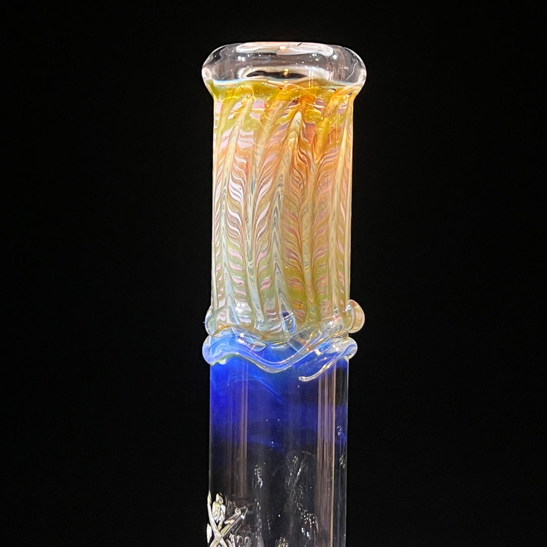 10.5" Color Rake Beaker Bong Glass Pipe Mary Jane's Glass