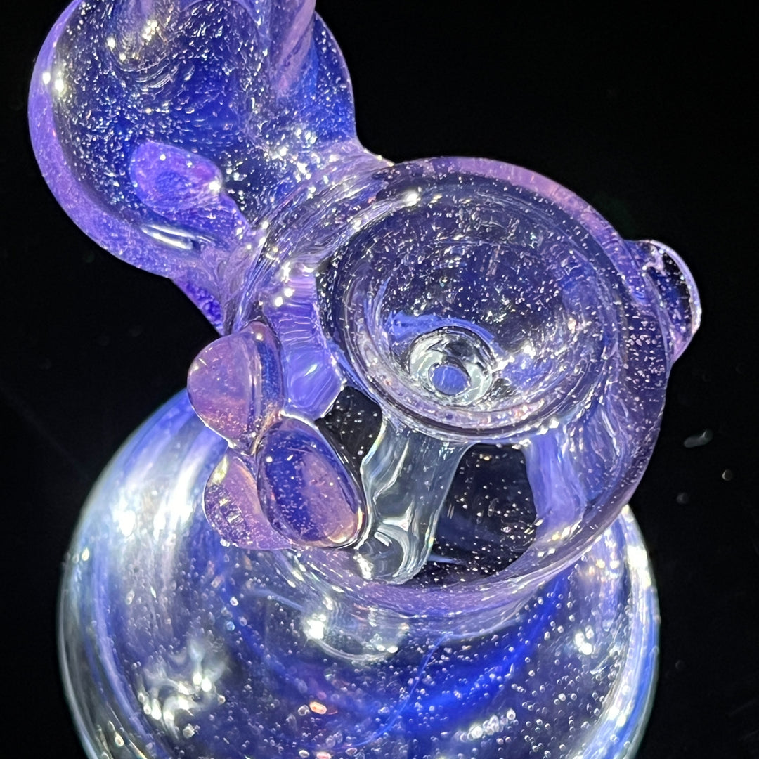 Lavender Marble Bubbler Glass Pipe Sable Haze   