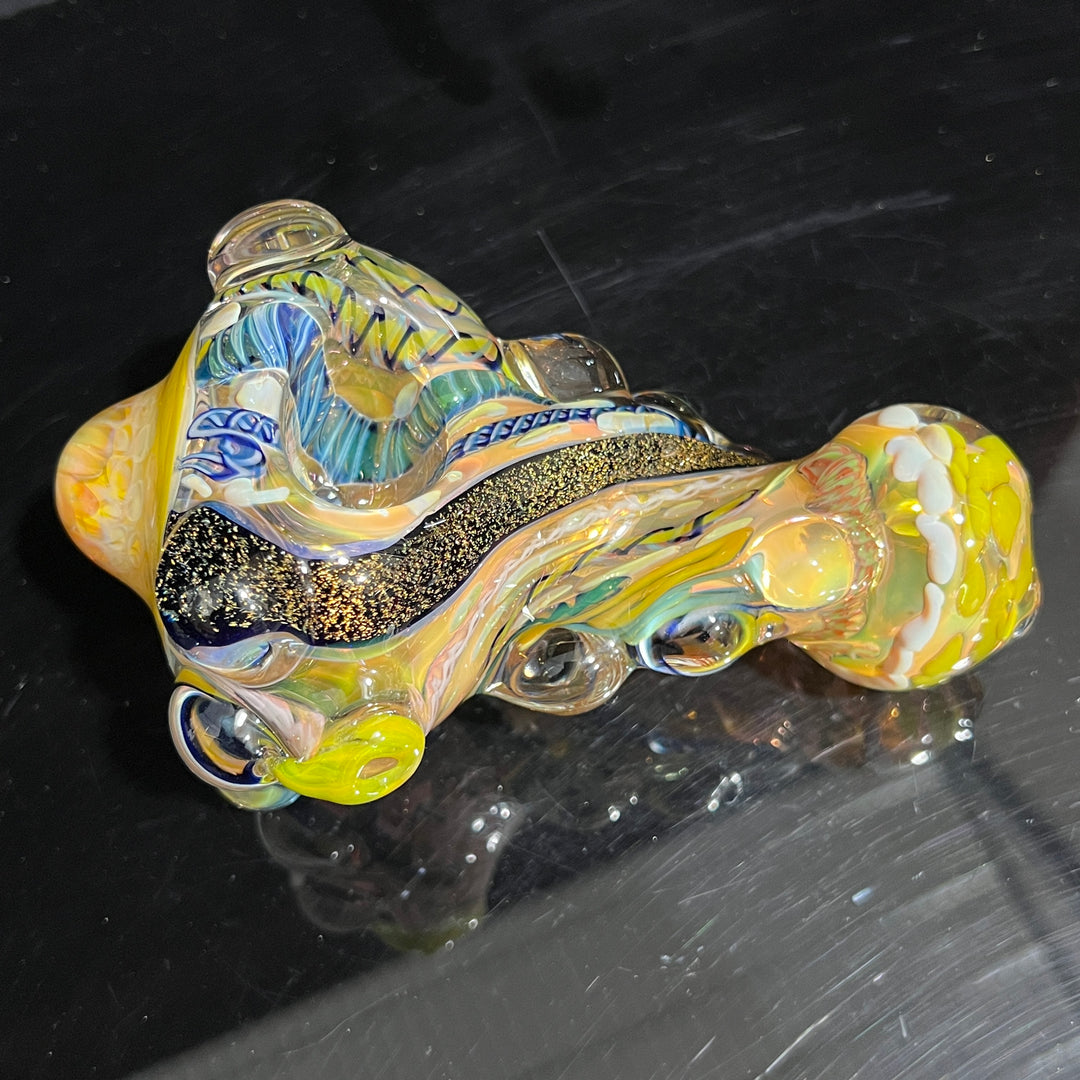 Molten Thick and Twisted Pipe Glass Pipe Molten Imagination   