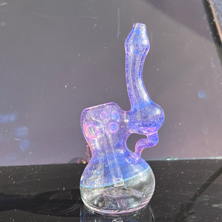 Lavender Marble Bubbler Glass Pipe Sable Haze   