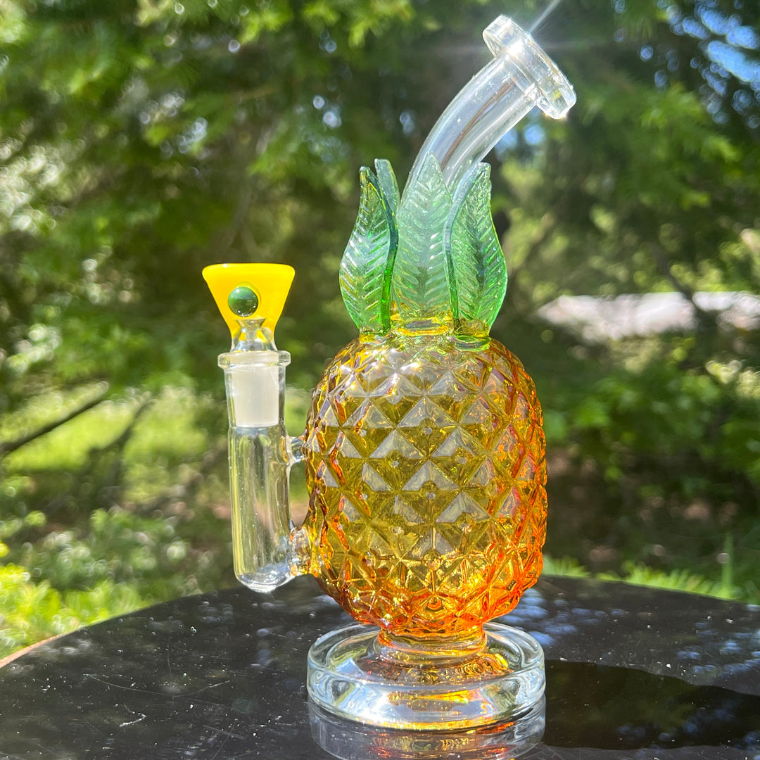 Pineapple Bubbler Glass Pipe TG   