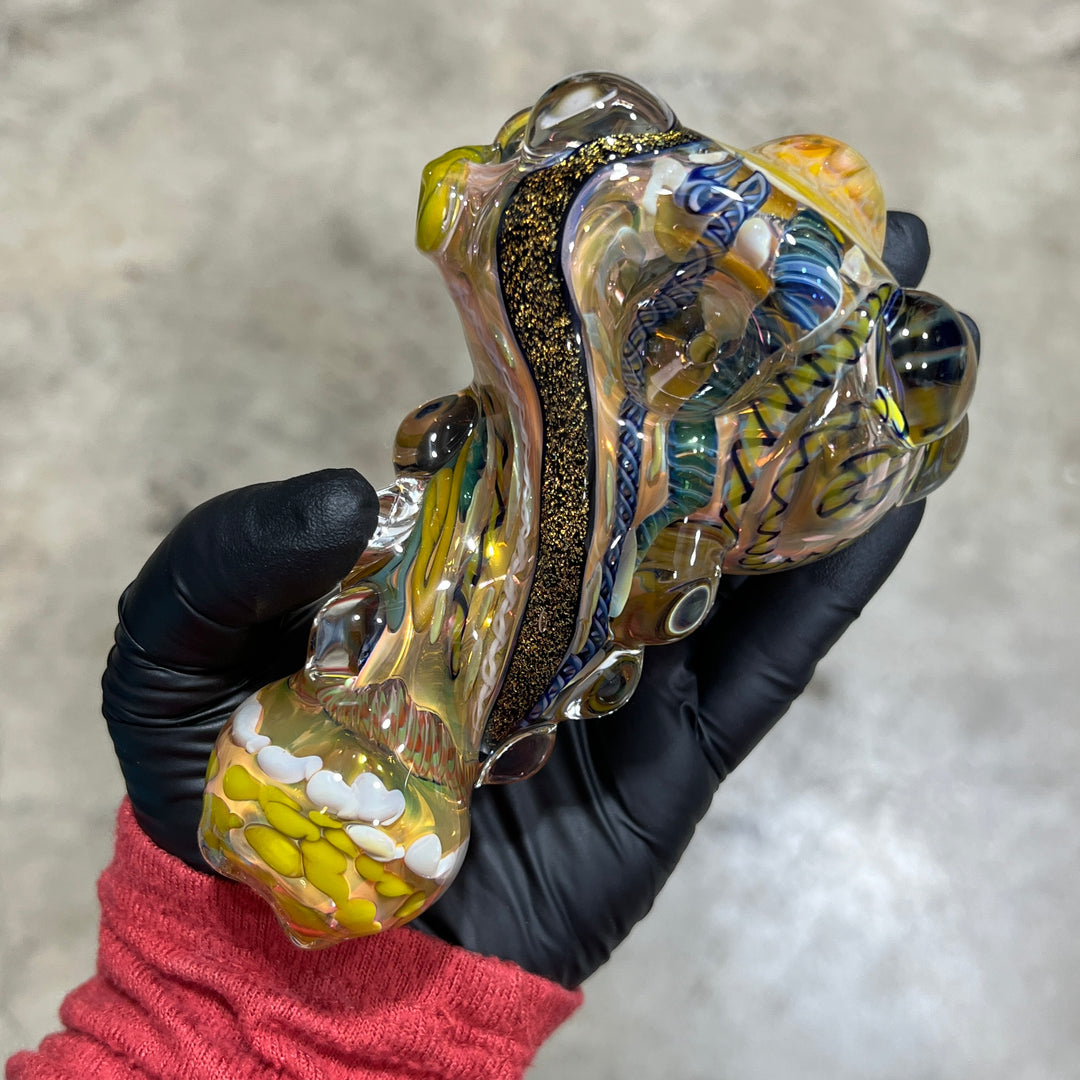 Molten Thick and Twisted Pipe Glass Pipe Molten Imagination   