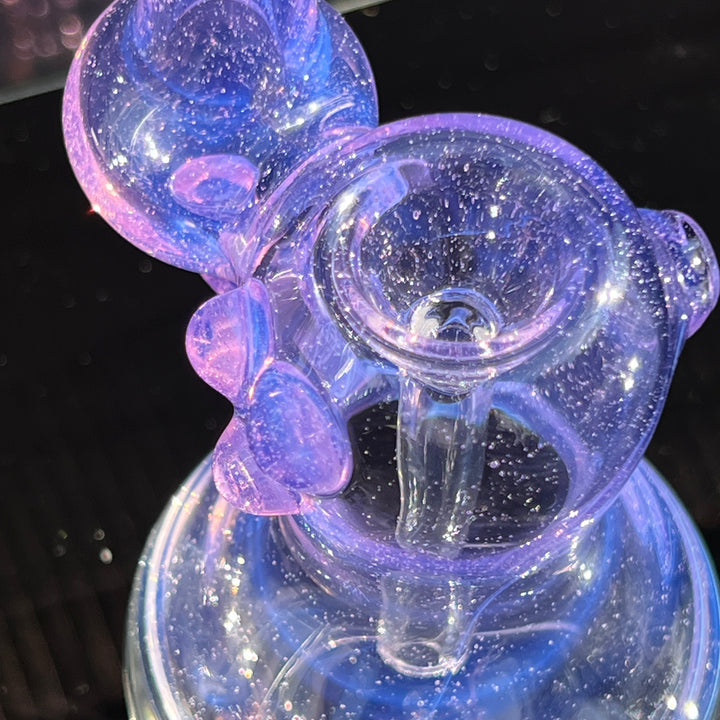 Lavender Marble Bubbler Glass Pipe Sable Haze   