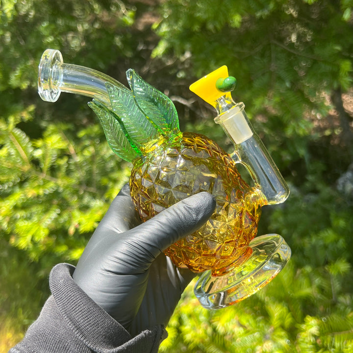 Pineapple Bubbler Glass Pipe TG   