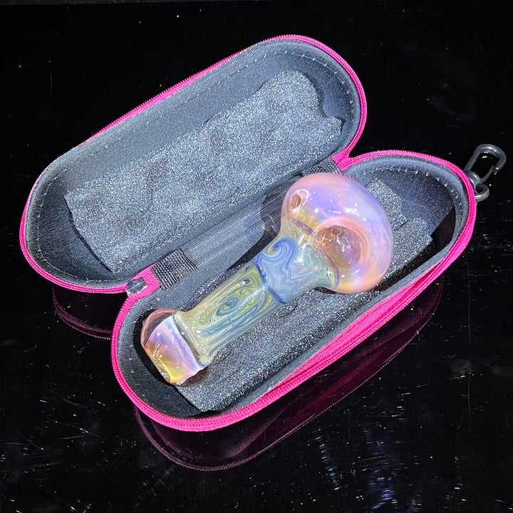 Fumed Reversal Pipe + Case Combo Glass Pipe TG   