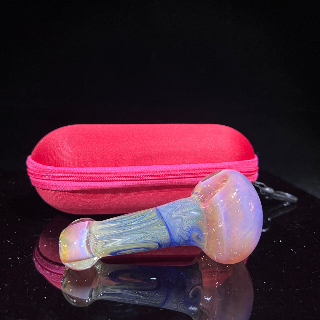 Fumed Reversal Pipe + Case Combo Glass Pipe TG   