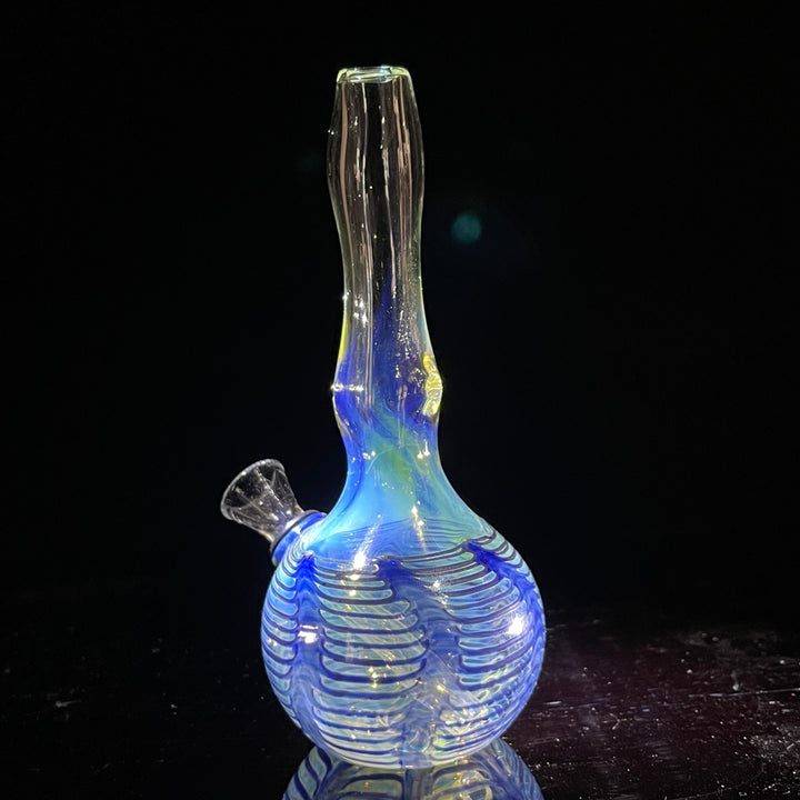 5" Silver Fumed Mini Bong Glass Pipe Mary Jane's Glass   