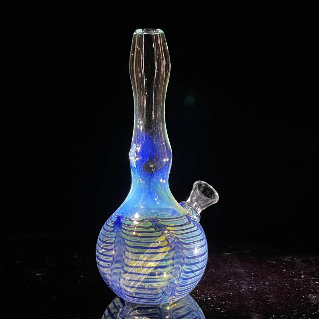 5" Silver Fumed Mini Bong Glass Pipe Mary Jane's Glass   