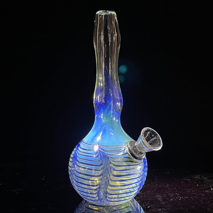 5" Silver Fumed Mini Bong Glass Pipe Mary Jane's Glass   